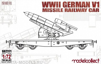UA72171 WWII Germany V1 Missile Railway Car