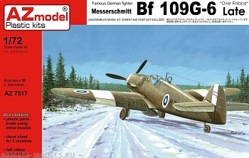 AZ7517 Самолет Messerschmitt Bf 109G-6 Late