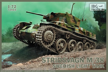 IBG72033 Танк Stridsvagn M/38 Swedish light tank